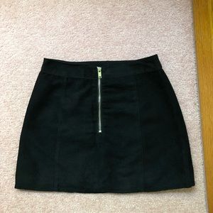 4/20 deal: black zip skirt